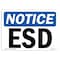 Signmission OSHA Notice Sign, ESD, 24in X 18in Aluminum, 18" W, 24" L, Landscape, ESD Sign OS-NS-A-1824-L-12172 - alternate 1
